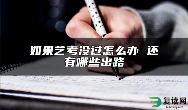 如果艺考没过怎么办 还有哪些出路