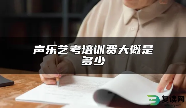 声乐艺考培训费大概是多少